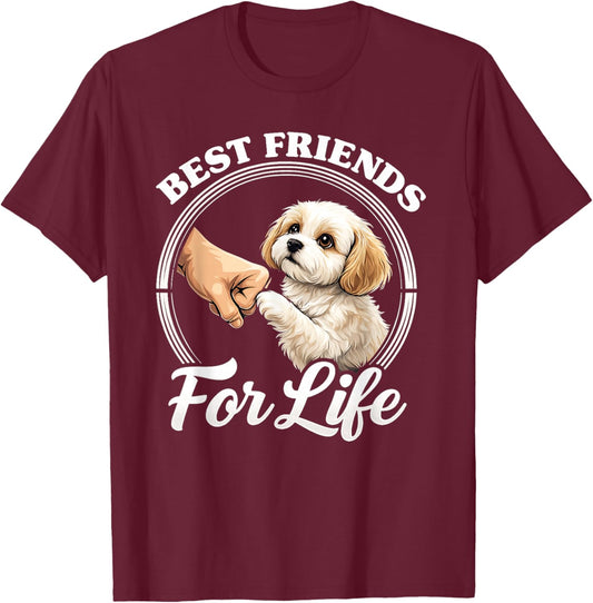 Cavachon Dog Lover Design Beautiful Cavachon T-Shirt - T-Shirt | Maroon
