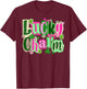 Lucky Charm Girly St Patrick Rainbow Clover Gold Pot Hearts T-Shirt - T-Shirt | Maroon