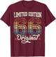 60th Birthday Man Woman 60 Years 1966 Decorative Gift Funny T-Shirt - T-Shirt | Maroon