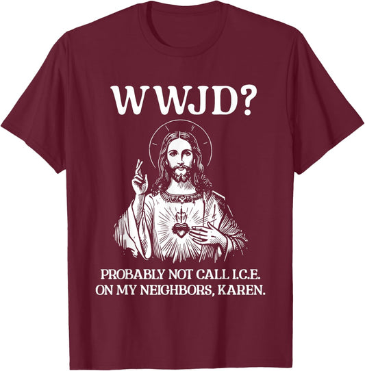 Jesus ICE T-Shirt - T-Shirt | Maroon