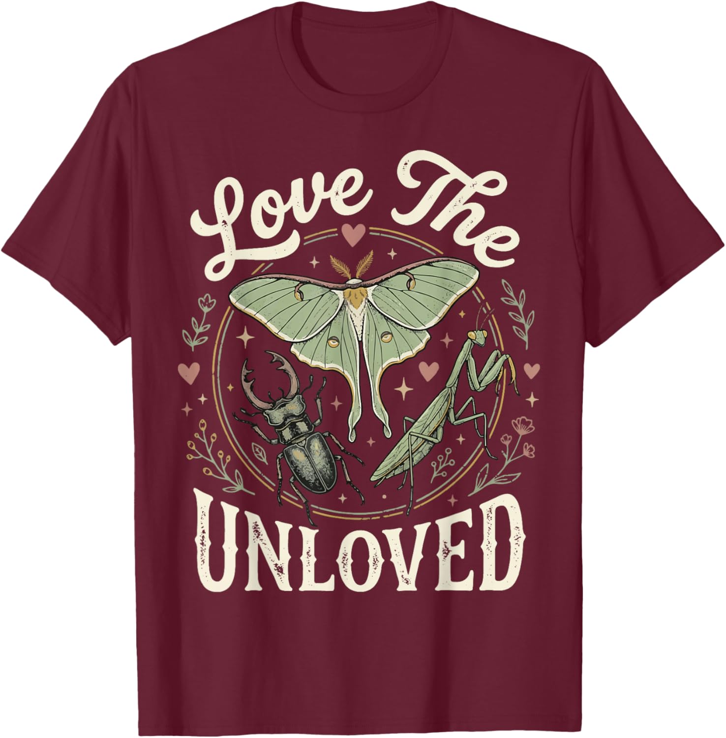 Love The Unloved T-Shirt - T-Shirt | Maroon