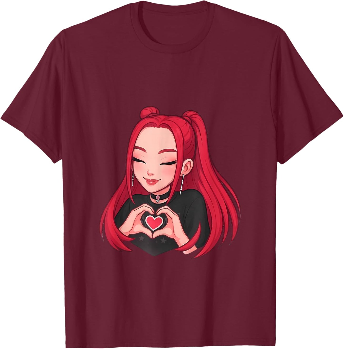 Cute Mira T-Shirt - T-Shirt | Maroon
