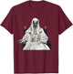 Silver Mask King Baldwin Meme T-Shirt - T-Shirt | Maroon