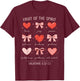 Christian Valentine Fruit of The Spirit Galatians 5:22-23 T-Shirt - T-Shirt | Maroon