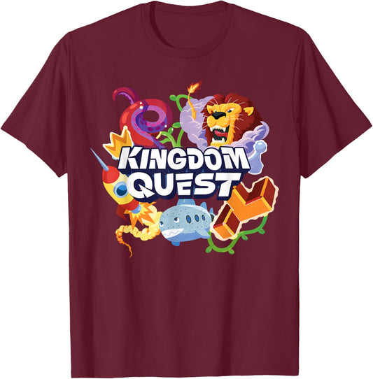 Kingdom Quest VBS 2026 The Kingdom of God Christian Kids T-Shirt - T-Shirt | Maroon