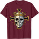 King Baldwin IV Jerusalem Cross Catholic T-Shirt - T-Shirt | Maroon