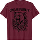 Cougar Puberty Funny Menopause Perimenopause T-Shirt - T-Shirt | Maroon