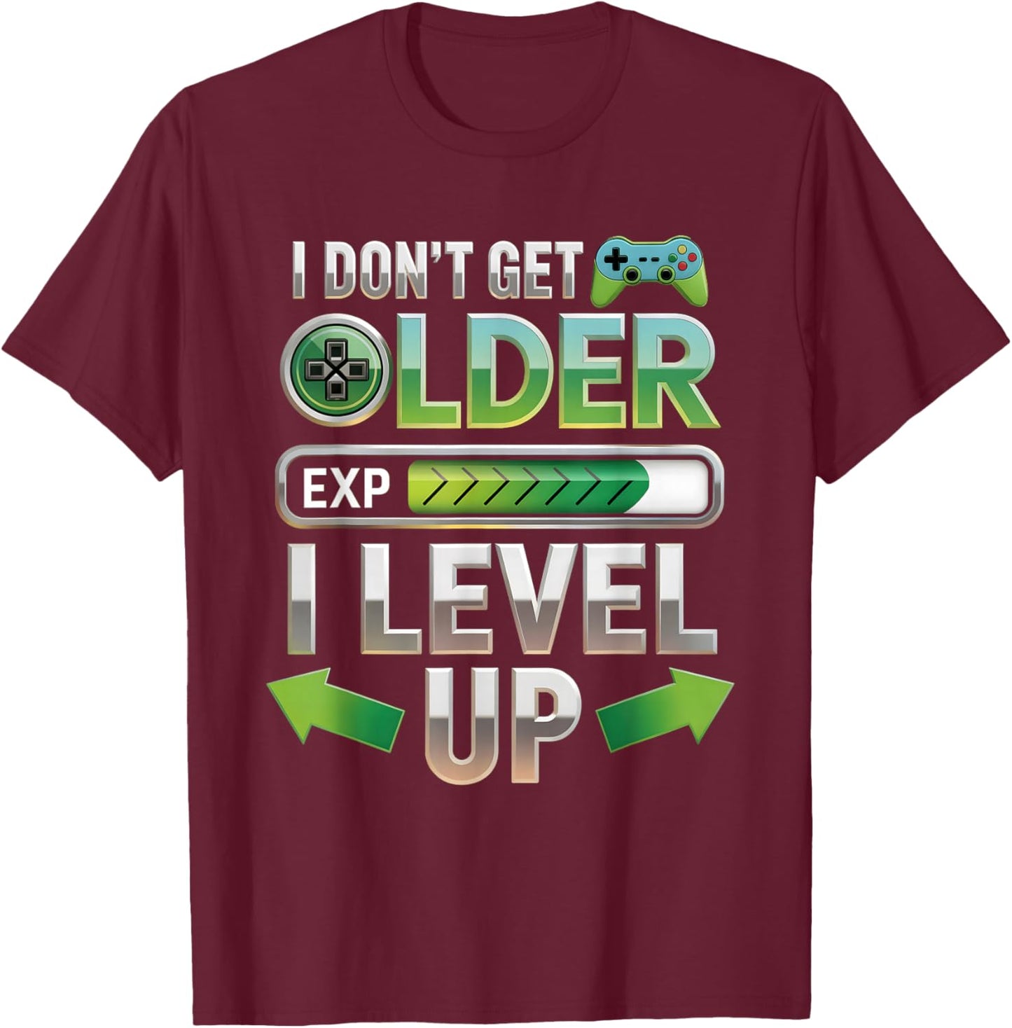 Gamer Birthday T-Shirt - T-Shirt | Maroon