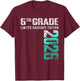 6th Grade Graduation Class of 2026 T-Shirt - T-Shirt | Maroon