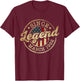 Legend Since March 1952 Vintage 74th Birthday Classic T-Shirt - T-Shirt | Maroon