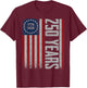 Vintage 250 Years American 1776-2026 250th Birthday USA T-Shirt - T-Shirt | Maroon