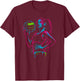 Volleyball Girl Drip Style Athlete Proud Player Artwork T-Shirt - T-Shirt | Maroon
