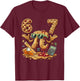 Pi Symbol 67 Meme Math Pi Day Graphic T-Shirt - T-Shirt | Maroon