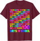 100th Day School Numbers Counting Celebration T-Shirt - T-Shirt | Maroon