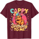 Cappy Birthday to Me Capy Birthday Cute Capybara Boys Girls T-Shirt - T-Shirt | Maroon