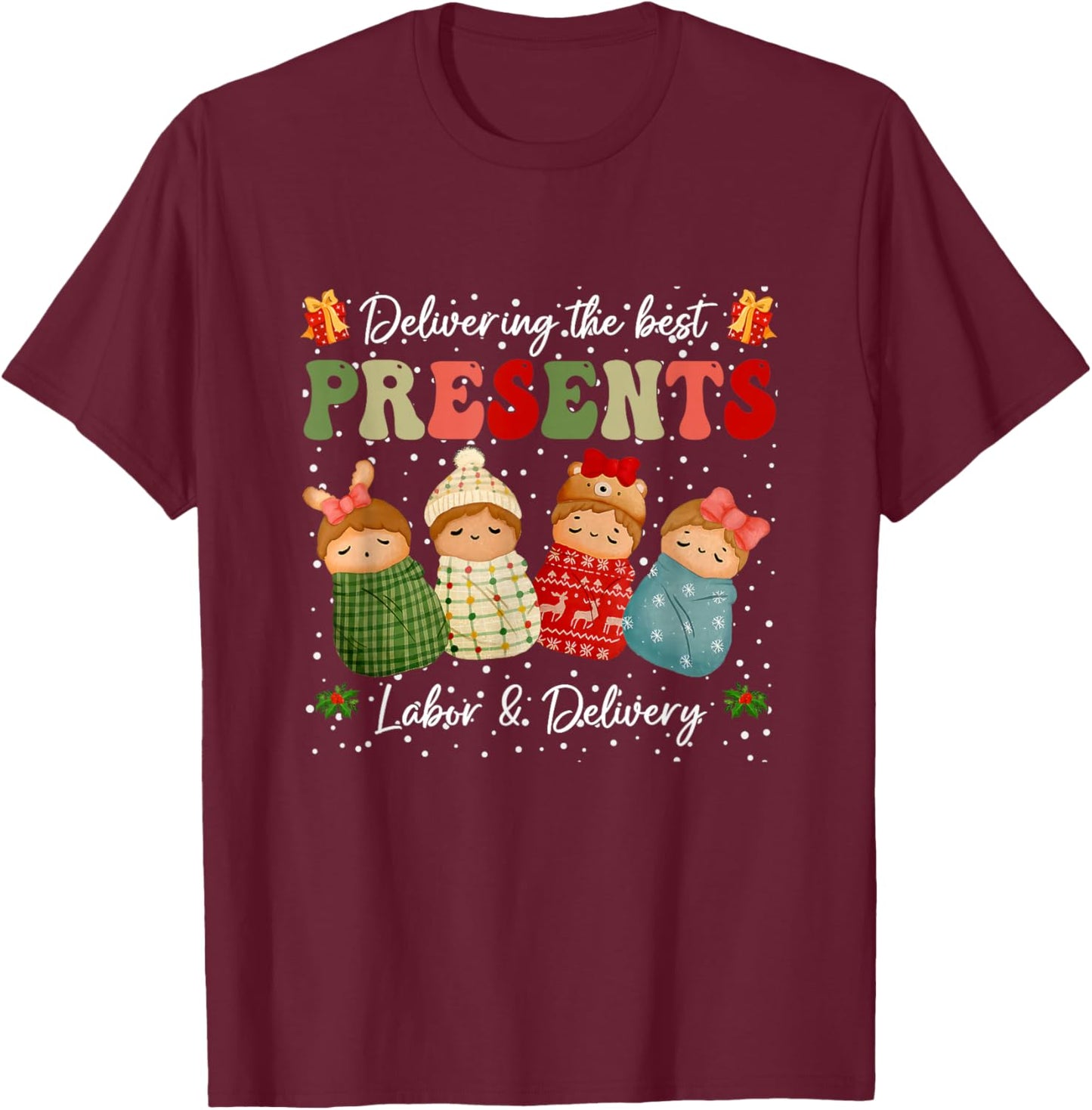 Christmas T-Shirt - T-Shirt | Maroon