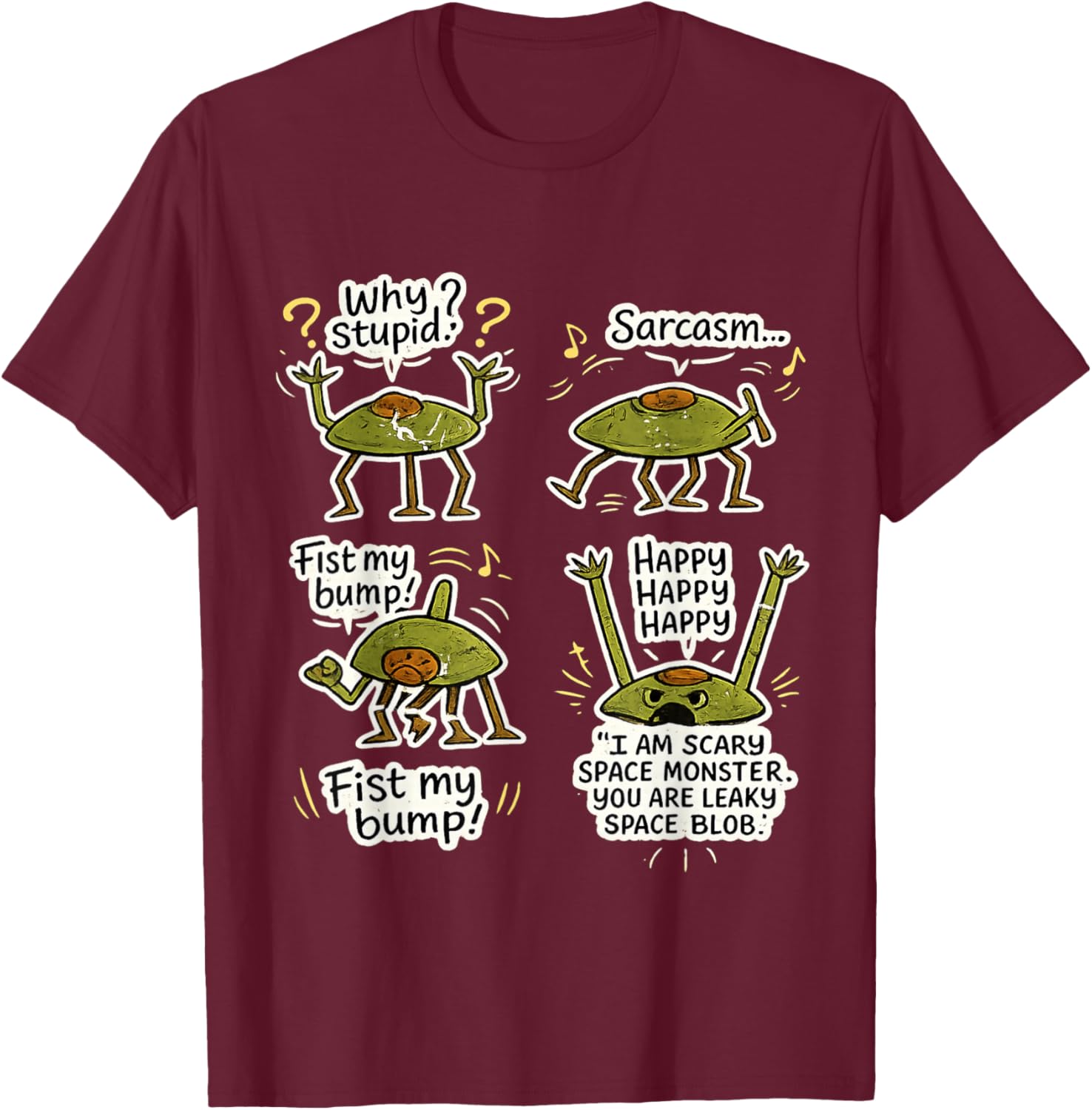 Rocky Project Hail Mary Funny Meme T-Shirt - T-Shirt | Maroon