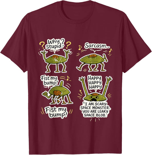 Rocky Project Hail Mary Funny Meme T-Shirt - T-Shirt | Maroon