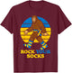 Rock Your Socks Sasquatch World Down Syndrome Day Men Boys T-Shirt - T-Shirt | Maroon