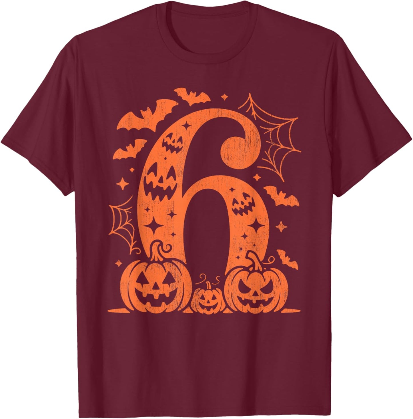 Funny 67 Six Seven Meme Couple Matching Halloween Costume T-Shirt - T-Shirt | Maroon