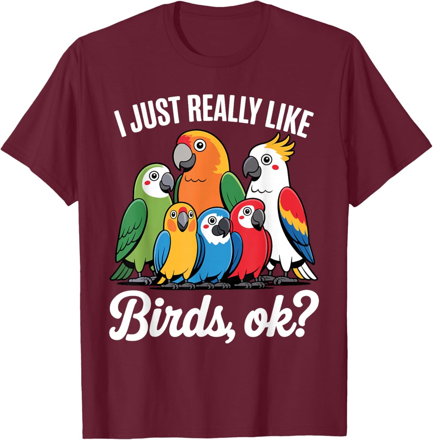 Funny Bird Watching Art Women Bird Watcher Birding T-Shirt - T-Shirt | Maroon