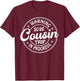 Warning Cousin Trip 2026 in Progress Vacay Matching T-Shirt - T-Shirt | Maroon