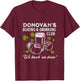 Donovan’s Boxing & Drinking Club Design – Funny Irish T-Shirt - T-Shirt | Maroon