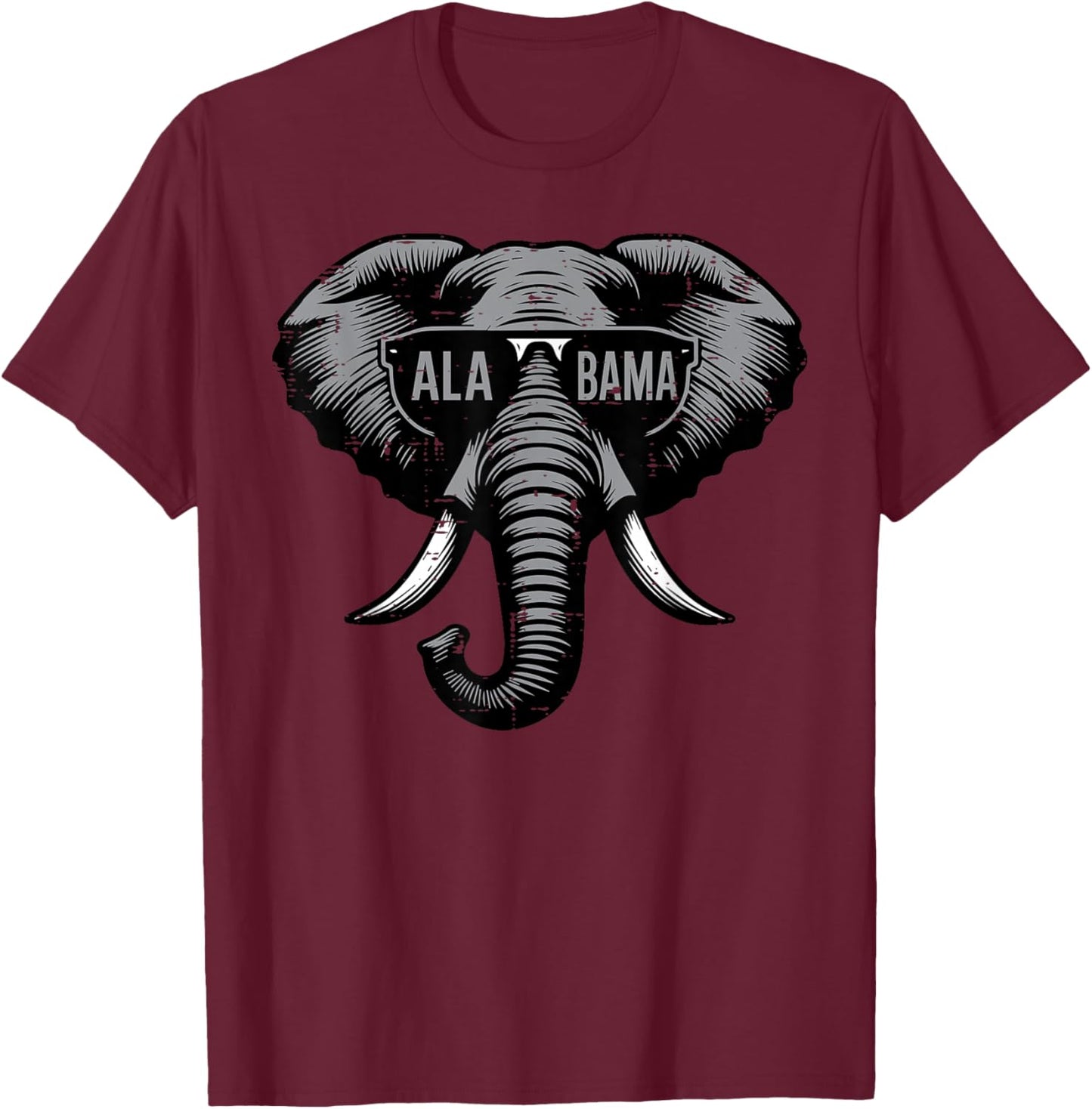 Elephant Animal Women Men Kids Boys Girls Youth Teen T-Shirt - T-Shirt | Maroon
