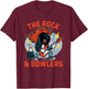 Rock & Bowlers Funny Bowling Team T-Shirt - T-Shirt | Maroon