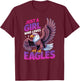 Girls Eagle T-Shirt - T-Shirt | Maroon