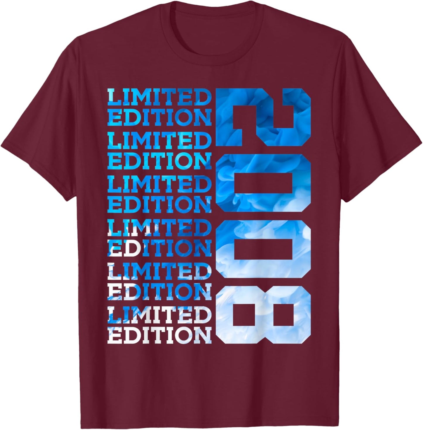 18 Years Limited Edition 2008 18TH Birthday T-Shirt - T-Shirt | Maroon