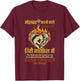 Hindi Poetry Aesthetic - Heart & Fire Soulful Art T-Shirt - T-Shirt | Maroon