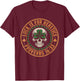 Lucky is for Heretics Proverbs 16:33 St Patricks Day Skull T-Shirt - T-Shirt | Maroon