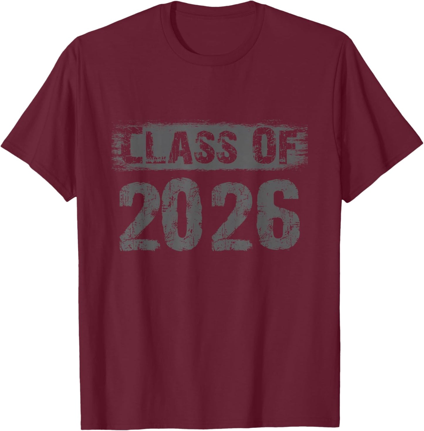 Class of 2026 Senior Graduation Design T-Shirt - T-Shirt | Maroon