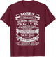 I Am Already Taken by Freaking Awesome Guy Born in August T-Shirt - T-Shirt | Maroon