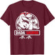 Dada Saurus Dinosaur T-rex Family Matching Men Fathers Day T-Shirt - T-Shirt | Maroon