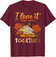 Cruising Together Thanksgiving Cruise Matching Family Trip T-Shirt - T-Shirt | Maroon