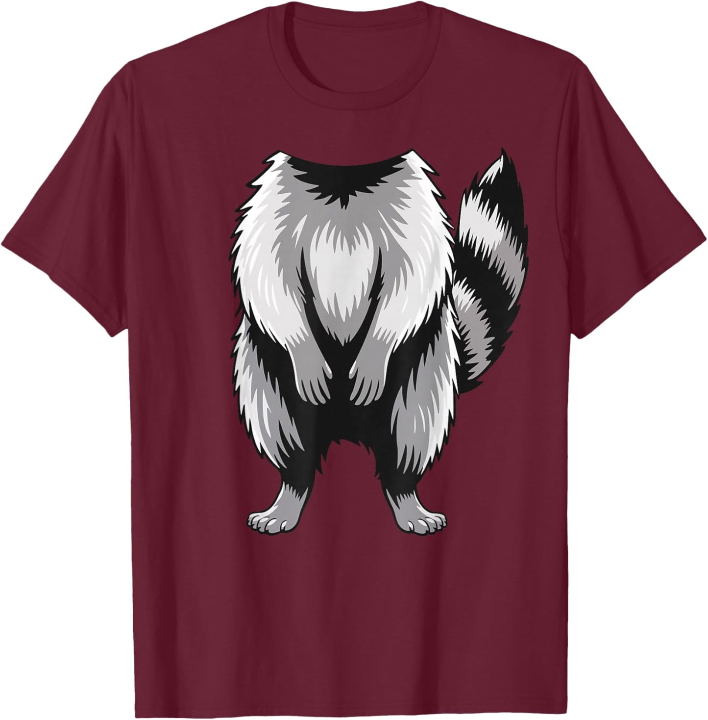 Racoon Shirt Adult Kids Men Women Racoon Costume T-Shirt - T-Shirt | Maroon
