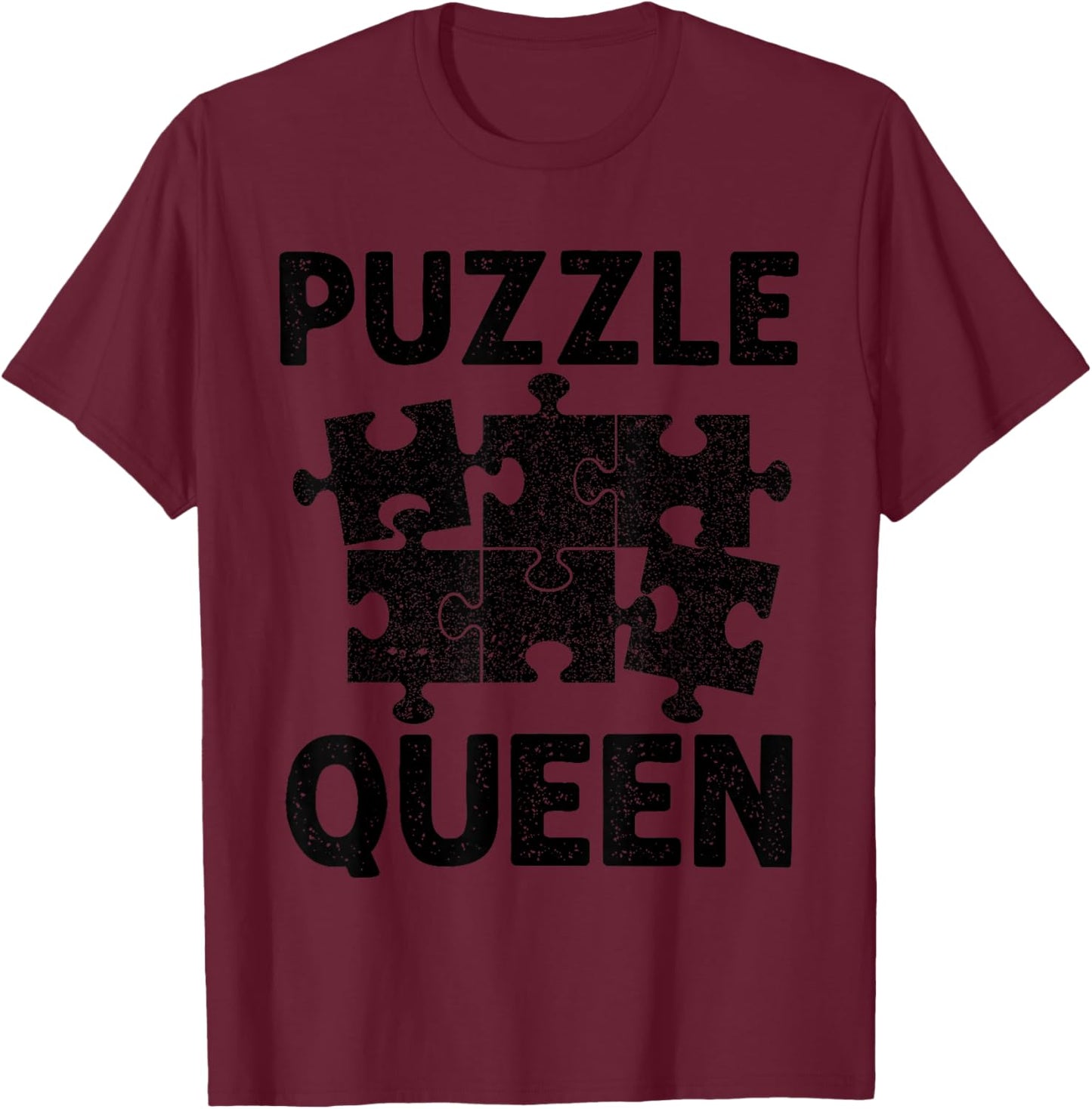Cool Puzzle Design Girls Jigsaw Lover Puzzle Piece T-Shirt - T-Shirt | Maroon