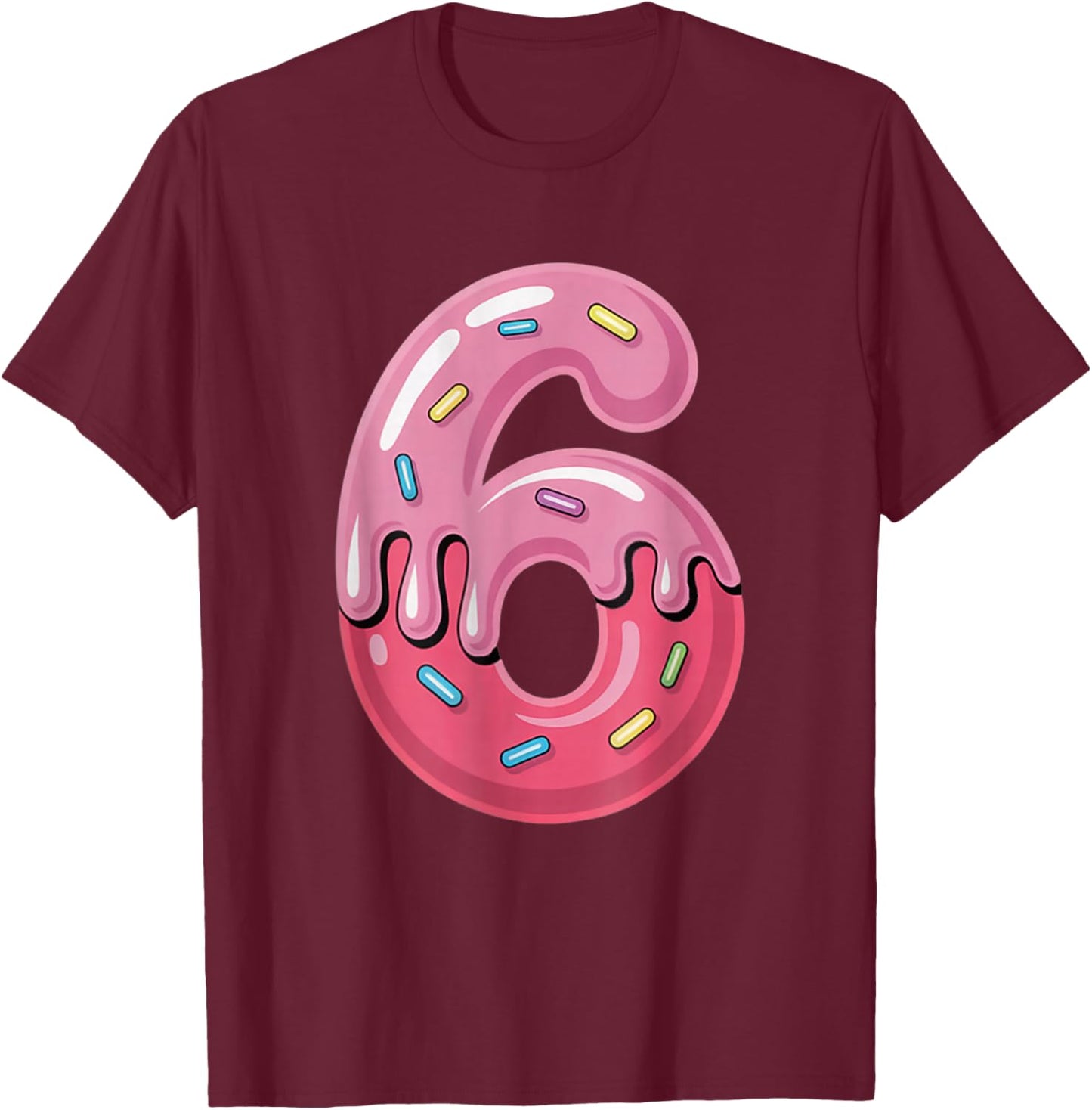 Funny 67 Ice Cream Drip Meme Matching Couple Halloween T-Shirt - T-Shirt | Maroon