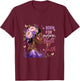 Black Women Christian Afro Faith God African American T-Shirt - T-Shirt | Maroon