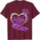Birthday Queen It's My Bday Party Crew Girls Women Matching T-Shirt - T-Shirt | Maroon