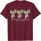 Not Lucky Simply Blessed Coquette Bow St Patrick's Day T-Shirt - T-Shirt | Maroon