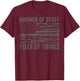 Vintage Knower of Stuff Fixer of Things Patriotic Mechanic T-Shirt - T-Shirt | Maroon