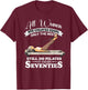All Women are Created only the Best Still do Pilates in 70s T-Shirt - T-Shirt | Maroon