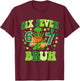 Funny Six Seven Bruh 6 7 St Patricks Day 67 Meme Boys Kids T-Shirt - T-Shirt | Maroon