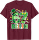 Bruh 67 Meme Six Seven for Kids Boys Girls St Patricks Day T-Shirt - T-Shirt | Maroon