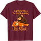 Be Kind Cute Baby Monkey Punch Team T-Shirt - T-Shirt | Maroon