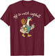 Off to Watch Softball Mommy Funny Goose Lover Sports T-Shirt - T-Shirt | Maroon