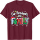Caregiver Christmas Shirt Our Residents are Family Caregiver T-Shirt - T-Shirt | Maroon